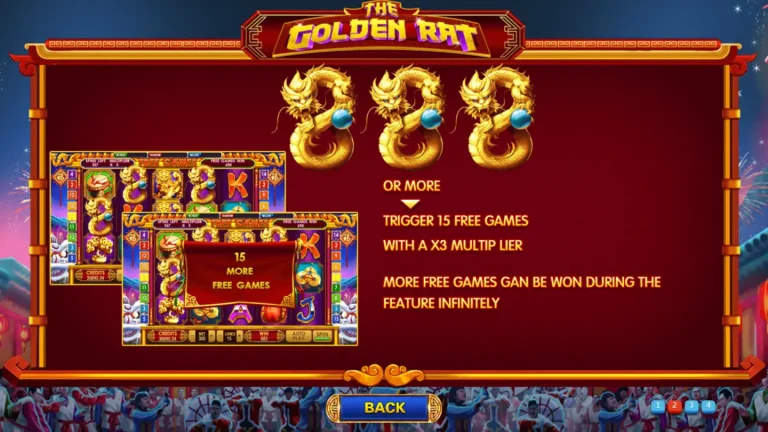 The Golden Rat Scatter Symbol Reward Chart