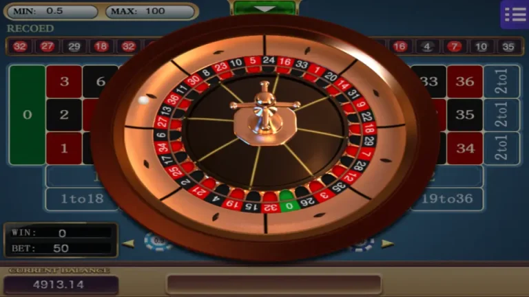 MEGA888 Roulette main screen